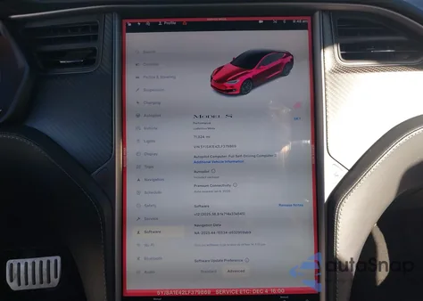 2020 Tesla Model S Performance Dual Motor All-Wheel Drive из США, поврежденный, VIN 5YJSA1E42LF379869